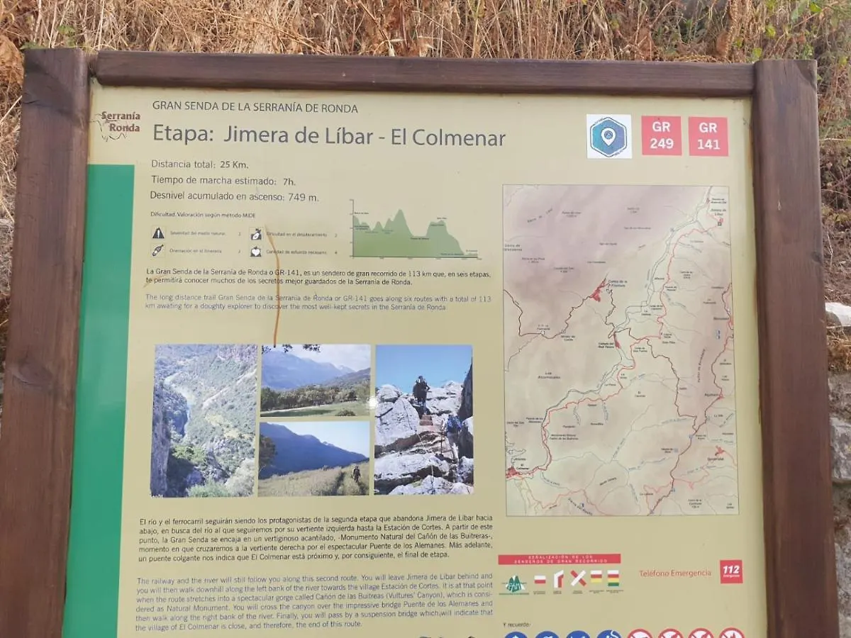 Encantadora Casa De Pueblo Para 7 Pax Con Gran Terraza Jimera de Libar 0*,  Spain